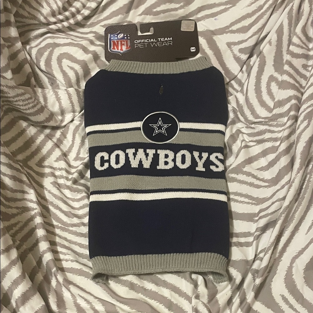 NFL Dallas Cowboys Dogs Sweater Size: M